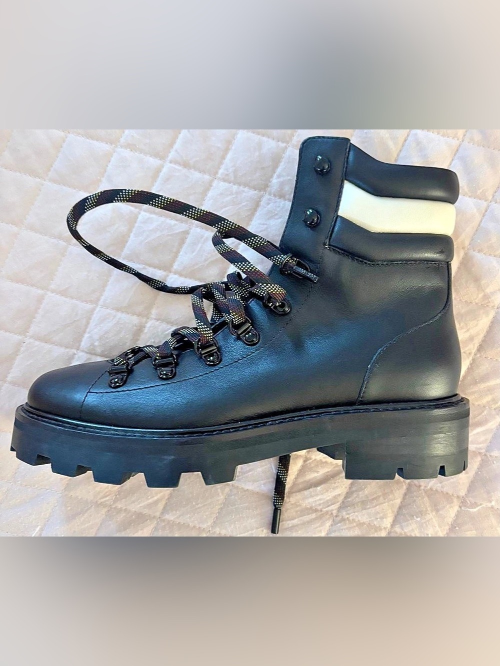 Jimmy Choo Eshe Hiking Boots Black Like New